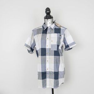 NWT Triple5Soul Men's Short Sleeve Shirt Navy  - S